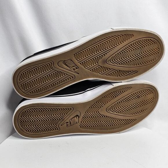 Nike Court Royale AC Black White Athletic Slip On Sneakers Unisex W 11 M 9.5 - Picture 6 of 7